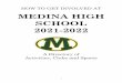HOW TO GET INVOLVED AT MEDINA HIGH SCHOOL 2021-2022