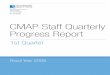 CMAP Staff Quarterly Progress Report