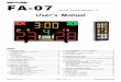 Art. 940 Fencing Apparatus – 07 User’s Manual