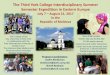 The Third York College Interdisciplinary Summer Semester 