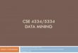 CSE5334 Data Mining