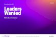 #techvision2021 Technology Vision 2021 Leaders Wanted