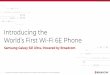 World’s First Wi-Fi 6E Phone Introducing the