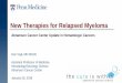 New Therapies for Relapsed Myeloma