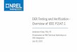 DER Testing and Verification - Overview of IEEE P1547