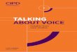 TALKING ABOUT VOICE - CIPD