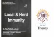 Local & Herd Immunity - Lecture Notes