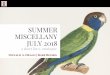 Summer Miscellany July 2018 - Donald A. Heald Rare Books