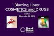 Blurring Lines: COSMETICS and DRUGS