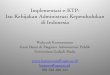 Implementasi e-KTP: Isu Kebijakan Administrasi 