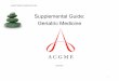 Supplemental Guide: Geriatric Medicine