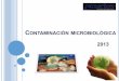 Contaminación microbiológica - BIOSCMIC
