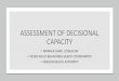 ASSESSMENT OF DECISIONAL CAPACITY