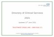 Directory of Clinical Services - TEWV