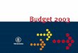 Budget 2003 - geneve.ch