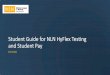 Student Guide for NLN HyFlex Testing and Student Pay