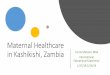 Maternal Healthcare in Kashikishi, Zambia