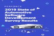 2019 State of Automotive Software Development Survey Results