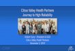 Citrus Valley Health Partners Journey to High Reliability