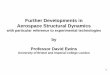 Further Developments in Aerospace Structural Dynamics