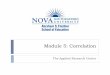 Module 5: Correlation - Nova Southeastern University
