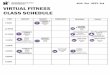 JUNE VIRTUAL Fitness Schedule