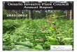 Ontario Invasive Plant Council Annual Report