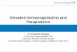 Elevated Immunoglobulins and Paraproteins