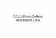 DG / Lithium Battery Acceptance Flow