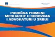 Podrška primeni medijacije u - PARTNERS-SERBIA