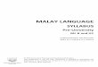 MALAY LANGUAGE -