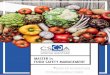 MASTER in FOOD SAFETY MANAGEMENT - SCUOLA CSQA
