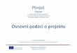 Osnovni podaci o projektu - plovput.rs