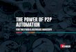 THE POWER OF P2P AUTOMATION