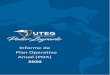 Informe de Plan Operativo Anual (POA) - UTEG