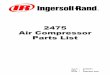 2475 Air Compressor Parts List - ingersollrand