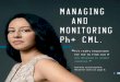 MANAGING AND MONITORING P + CML