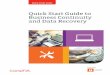 Quick Start Guide to Business Continuity and Data Recovery