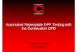 Automated Repeatable DPF Testing with the Cambustion DPG