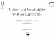 Stoicism and Sustainability - WordPress.com