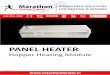 Panel Type Hopper heating Catalog - Tempsens