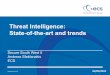 Threat Intelligence: State-of-the-art and trends