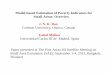 Model-based Estimation of Poverty Indicators for Small 