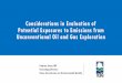 Considerations in Evaluation of Potential Exposures to 