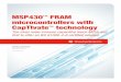 MSP430 FRAM microcontrollers with CapTIvate technology
