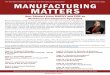 MANUFACTURING MATTERS