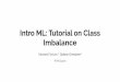 Intro ML: Tutorial on Class Imbalance