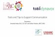 Tools and Tips to Support Communication