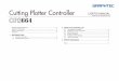 Cutting Plotter Controller USER'S MANUAL
