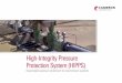 High-Integrity Pressure Protection System (HIPPS)